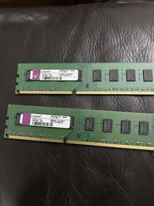 2 X Kingston 2G (2 GB, PC3-10600 (DDR3-1333), DDR3 SDRAM, 1333 MHz - Picture 1 of 3