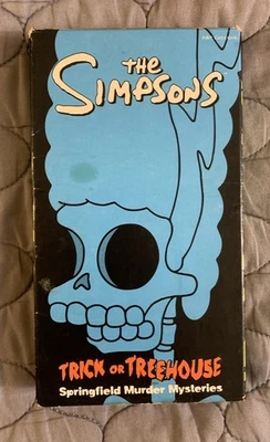 Simpsons Trick or Treehouse Springfield Murder Mysteries VHS 2000 Marge Skeleton - Image 1 of 4