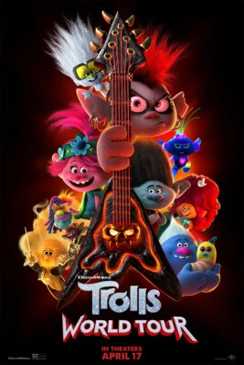 Trolls 2 World Tour Movie Art Wall Indoor Room Outdoor - POSTER 20x30 - Image 1 of 4