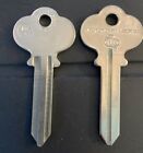 Older Independent 1047A Nos Extra Length Blade Nickel Silver Uncut Key For Sager