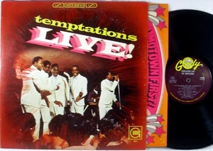 GORDY STEREO Temptations LIVE! 1967 w/Inner Sleeve S-921 VG+ - Imagen 1 de 4