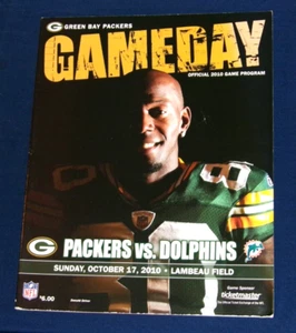 Game Day Green Bay Packers vs Miami Dolphins October 17, 2010 NFL Program - Picture 1 of 3