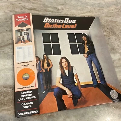 STATUS QUO LP ON THE LEVEL 2019 Culture Factory ORANGE VINYL REMASTER M/M - Image 1 of 2