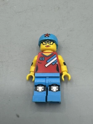 Lego col136 ROLLER DERBY GIRL *Sin patines cabeza diferente serie 9 minifigura Foto 1 de 4