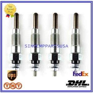 4PCS Glow Plug YM119717-77800 for Yanmer 4D98E 4TNE98 4D94E Forklift Excavator - Picture 1 of 4