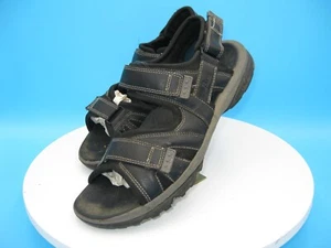 GH Bass & Co Travelers Sandals Mens 11M Black Hiking Walking Strap Sandals - Picture 1 of 15