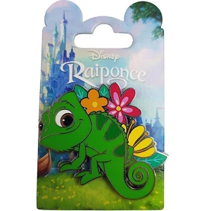Disneyland Paris Tangled Pascal Flowers Pin Trading Badge Rapunzel Disney Parks - Bild 1 von 6