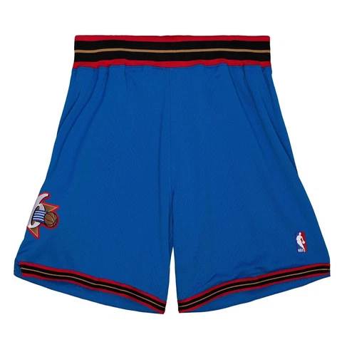Mitchell & Ness NBA Authentic Alternate Shorts 76ERS 99-00 Royal Blue *NEW* Cover