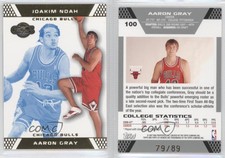 2007-08 Topps Co-Signers Gold Blue /89 Aaron Gray Joakim Noah #100.2 Rookie RC