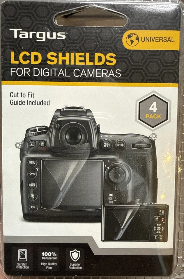 Escudos de pantalla universales Targus (4) para cámaras digitales y de video nuevos Foto 1 de 2