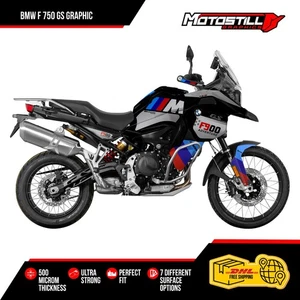 FIT FOR BMW F 900 GS ADV / 2023 - 2025 GRAPHIC STICKER KIT (BLACK M) - Picture 1 of 15