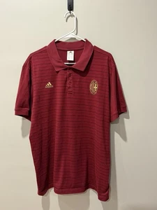 Adidas AC Milan Polo Shirt Men’s Football Soccer XL - Picture 1 of 5