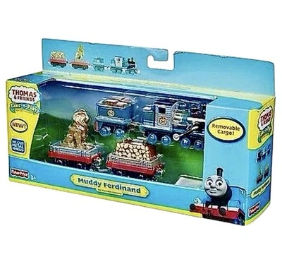 Thomas & Friends Take n Play Muddy Ferdinand (Juego de 4 piezas) Nuevo en paquete Foto 1 de 3