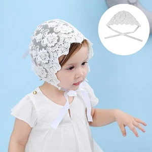 Women's Lace Hat Newborn Girls Hair Bonnet for Sleeping Baby Cap - Picture 1 of 10