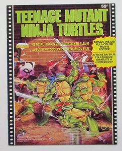 Vintage - TMNT - Movie Sticker Album - Picture 1 of 3