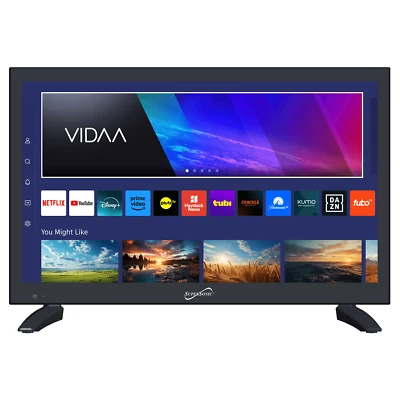 Supersonic 19" VIDAA ACDC Compatible LED Smart TV with Built-In WiFi - Image 1 of 4