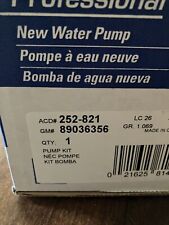 Genuine GM Water Pump Kit 89036356 Ac Delco 252-821