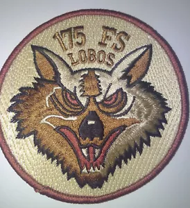 Patch Lockheed F-16 Falcon 175 FS Lobos - Imagen 1 de 1
