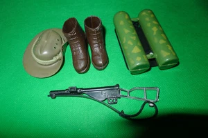 Vintage Action Man Australian Jungle Fighter hat boots uniform outfit Palitoy - Picture 1 of 19