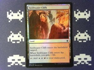 Foil Swiftwater Cliffs Khans of Tarkir - Magic the Gathering Land - Picture 1 of 2