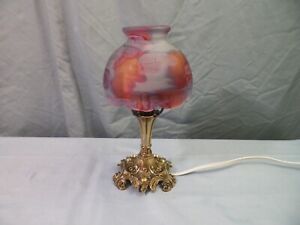 Westmoreland Electric Fairy Lamp w/ Reuven Stained Glass Shade