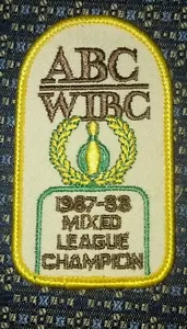 ABC WIBC (BOLOS) 1987-88 CAMPEÓN DE LIGA MIXTA Parche de hierro o cosido - Imagen 1 de 2
