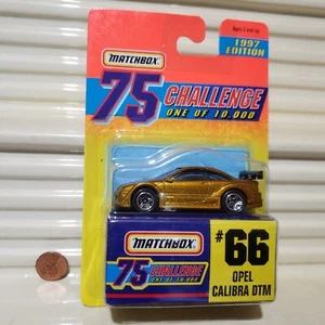 Matchbox 1997 Gold Challenge 75 #66 OPEL CALIBRA DTM Nu in C9 NuMint BubblePack - Picture 1 of 3