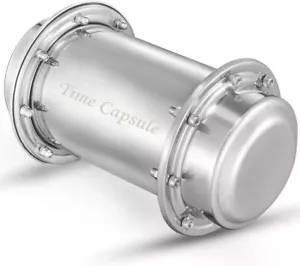 Time Capsule Waterproof Stainless Steel Durable Lock Container Storage Future UK - Picture 1 of 9