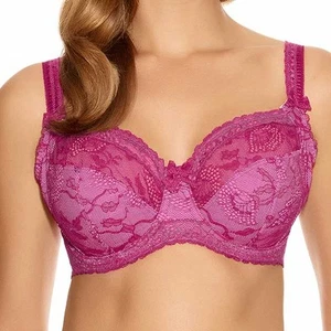 NWOT fuchsia  Fantasie underwire  laced bra 30G 2402 - Picture 1 of 1