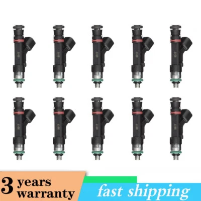 10X Inyector de combustible FJ766 para Ford Crown Victoria 4,6 L V8 2005 Lincoln Town Car Foto 1 de 4
