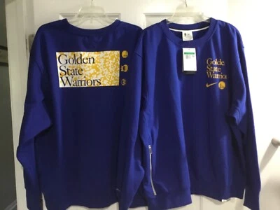 NUEVO CON ETIQUETAS-Nike Para Hombre Golden State Warriors Sudadera Cuello Redondo-¡Impresión Trasera!-XL o XXL Foto 1 de 4