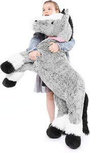 Large Horse Stuffed Animal for Girls, Big Horse Plush Toy Valentine Day Gift,Jum - Picture 1 of 1