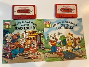 The Get Along Gang Read Along Book and Tape Lot (2) Bad Loser Big Bully - Picture 1 of 2