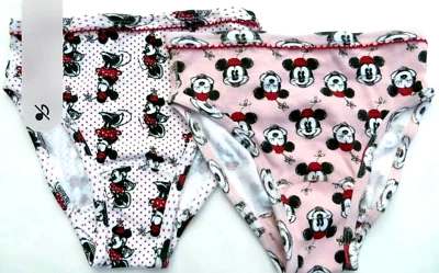 Hanna Andersson Disney Minnie Mouse Hipsters L Ropa Interior Bragas Nuevo en Paquete Foto 1 de 4