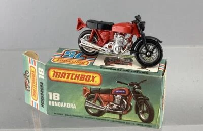 MATCHBOX LESNEY #18 SUPERFAST HONDARORA BOXED *VINTAGE* - Image 1 of 2