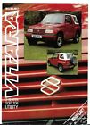 Suzuki Vitara 2-Sitzer Soft Top Utility 1989-90 UK Markt Einzelblatt Broschüre