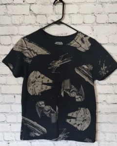 Star Wars Fifth Sun Ships X Wing TIE Star Destroyer Millennium Graphic T-shirt S - Picture 1 of 4