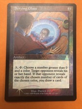 MTG - Scrying Glass - FOIL - Urza’s Destiny - NM(front)VLP (back Edges) Indent
