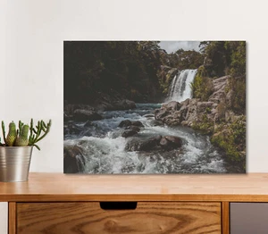 Powerful Waterfall Gollums Pool 5mm thick Plastic Poster Ready to Hang 60x45cm - Picture 1 of 3