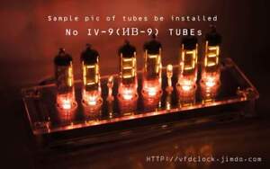 [*No Tube*]-USB-DIMMER-Plugable-IV-9(ИВ-9) NUMITRO 6-Tube Clock with enclosure