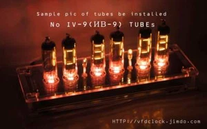[*No Tube*]-USB-DIMMER-Plugable-IV-9(ИВ-9) NUMITRO 6-Tube Clock with enclosure - Picture 1 of 4