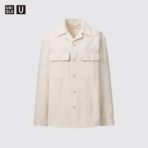 UNIQLO U £59.90 Denim Shirt Jacket Shacket - Natural - S Christophe Lemaire NWT - Picture 1 of 20