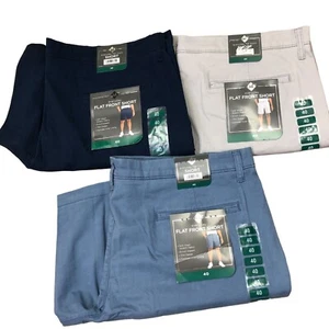 MARKS MEMBER tres PARES PANTALONES CORTOS CHINOS INFORMALES FRENTE PLANO 9" 40 NUEVOS CON ETIQUETAS - Imagen 1 de 14
