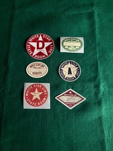 THE WHITE STAR LINE ULTIMATE GEPÄCK AUFKLEBER SET - Bild 1 von 4