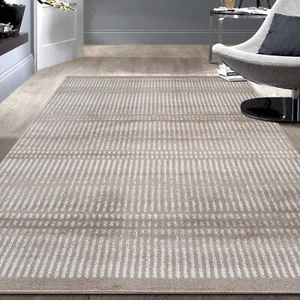 Rugshop Area Carpet Contemporary Minimalistic Stripe Lines Living Room Rugs 8x10 - Picture 1 of 10