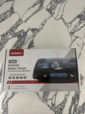 Tenergy T9688 Universal NiMH NiCd LCD Battery Charger New - Image 1 of 4