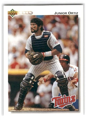 Junior Ortiz 1992 Upper Deck Baseball #109 Minnesota Twins - Image 1 of 2