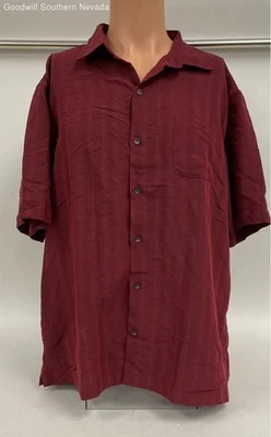 Van Heusen Men's Red Button Up - Size XL - Image 1 of 4