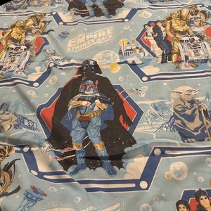1979 Star Wars Empire Strikes Back Twin Flat Sheet Pillowcase R2d2 C-3PO 1459 - Picture 1 of 10