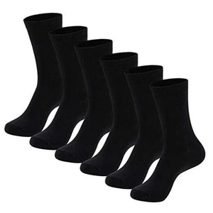 Mens Dress Socks Combed Anti-pilling Cotton Calf Length Moisture Wicking odor - Picture 1 of 8